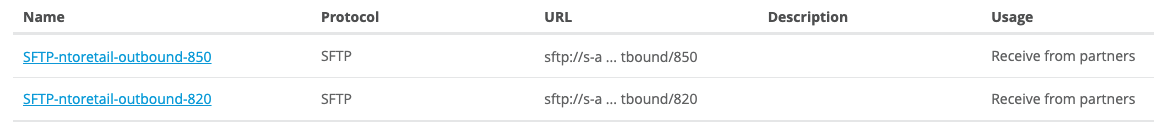 Partner SFTP Receive